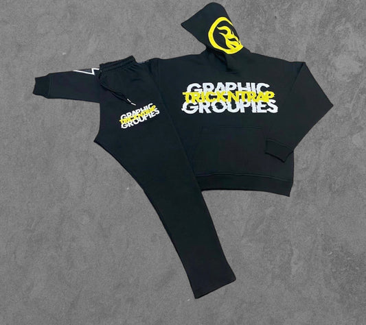 Yellow “Graphic Groupies” Set